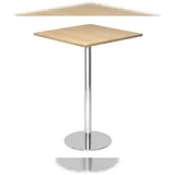Hammerbacher Stehtisch eiche 80,0 x 80,0 x 111,6 cm