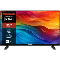 Telefunken XF32TO750S 32 Zoll Fernseher Smart TV (Full HD, HDR, Triple-Tuner, 6 Monate HD+ inkl.)