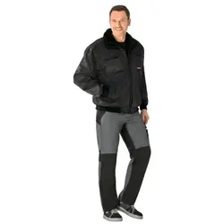 Gletscher Piloten Jacke Winter 0334, Größe 4XL - schwarz - 4XL