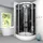 AcquaVapore Duschkabine Dusche D58-53T1-EC 90x90 cm - Schwarz