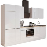 OPTIFIT Küchenzeile »Aken«, ohne E-Geräte, Breite 300 cm, weiß