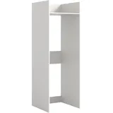 xonox.home Free Waschmaschinenschrank 66 x 195 cm Weiß Spanplatte