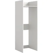 xonox.home Free Waschmaschinenschrank 66 x 195 cm Weiß Spanplatte