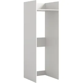 xonox.home Free Waschmaschinenschrank 66 x 195 cm Weiß Spanplatte
