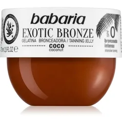 Babaria Tanning Jelly Exotic Bronze Körpergel beschleunigte Bräunung 75 ml