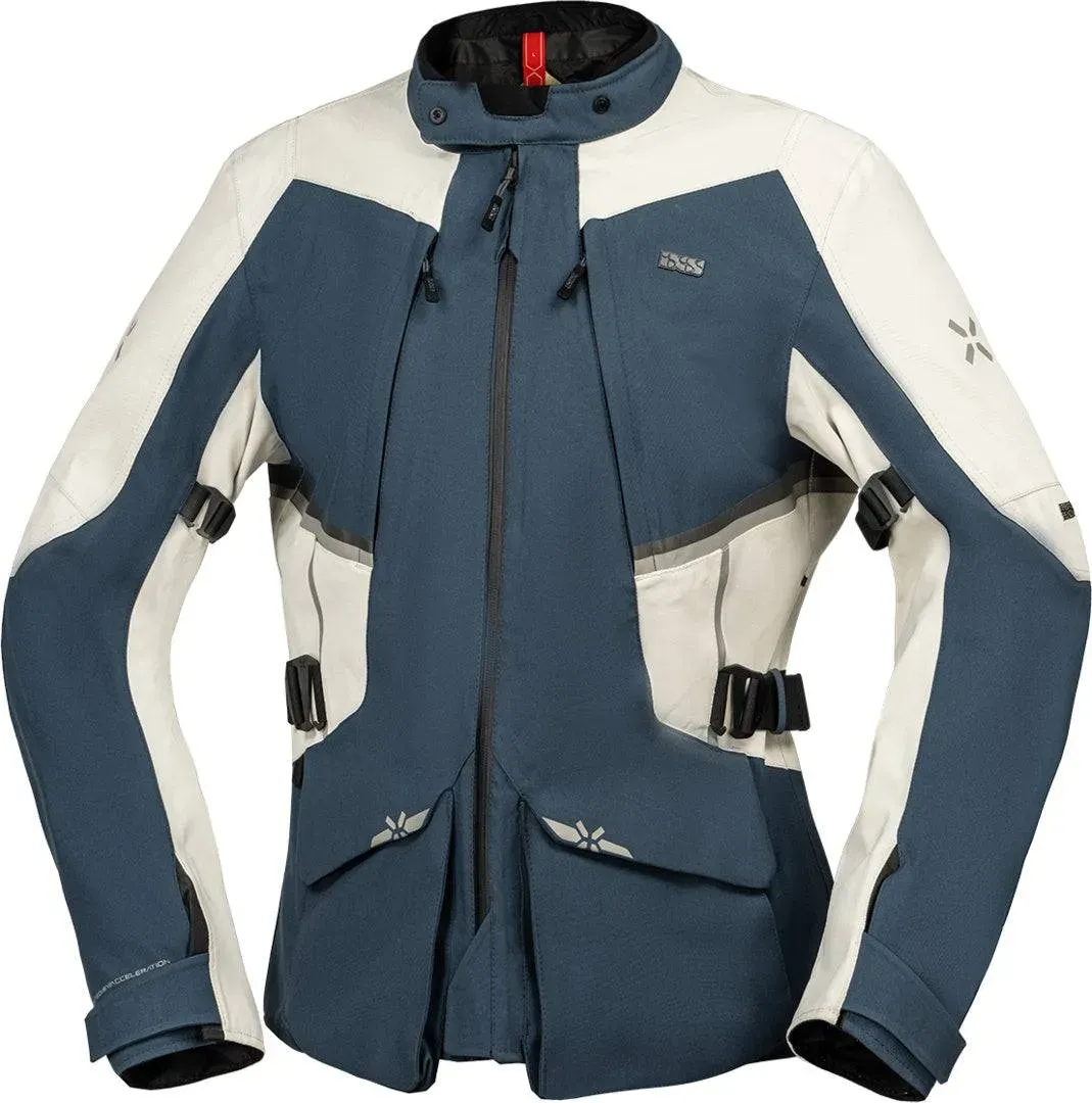 iXS Tourster-STX 1.0 Laminatjacke blau-cool grey - K2XL