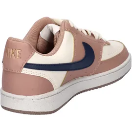 Nike Court Vision Low Next Nature Damen Particle Pink/Pale Ivory/Metallic Gold/Midnight Navy 40,5