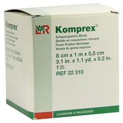 Komprex Schaumgummi Binde 8 cmx1 m Stärk 1 St