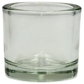 Dekohelden24 Windlicht Windlichtglas / Teelichtglas, klar / transparent aus Glas (1 St)