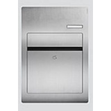 Siedle 210010196-00 BK/NS-1 Briefkasten Stahl nicht rostend Silber