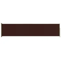 vidaXL Seitenmarkise Ausziehbar 140x600 cm Braun