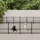 vidaXL Hundezwinger 5,82 m x 5,82 m x 1 m Stahl Schwarz