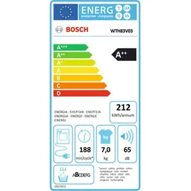 Bosch Serie 4 WTH83V03 Wärmepumpentrockner (7 kg)