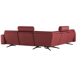 Stressless Eckcouch Leder 2-Sitzer Rot