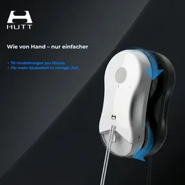 Hutt DDC55 Pro Fensterroboter Weiß