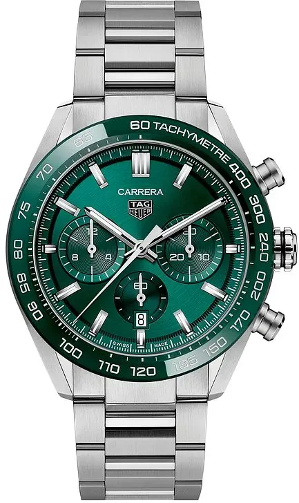 TAG Heuer Chronograph Carrera Chrono CBN2A1N.BA0643 - grün