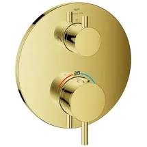 Grohe Atrio Thermostat-Brausebatterie Gold