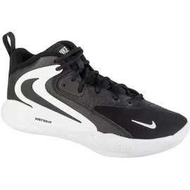 Nike Nike, Herren, Hallenschuhe, Air Zoom Hyperset Volleyballschuhe 45 Schwarz, Weiss