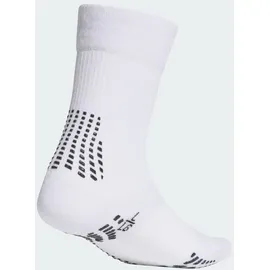 adidas Printed Crew leichte Gripsocken 37-39 Schwarz/Weiß
