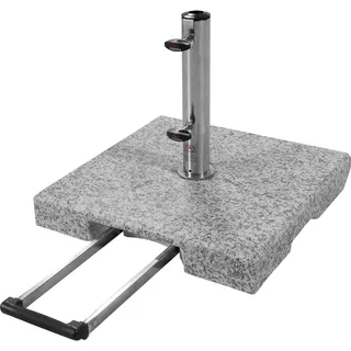 Doppler Schirmständer Granit 50 kg Hellgrau