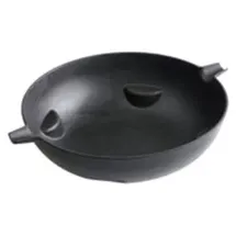 TEST RITE TEPRO Wok Gusseisen 33,9 cm schwarz 8580H