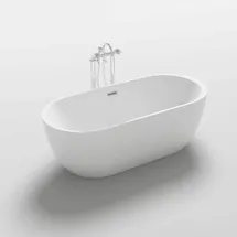 Home Deluxe Codo freistehende Ovalbadewanne 80 x 170 cm