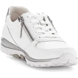 Gabor Sneaker Low Damen Weiß/Silber 41