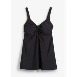 bonprix Long Tankini Oberteil, schwarz, 40