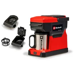 EINHELL Kaffeemaschine »TE-CF 18 Li-Solo«, akkubetrieben, inkl. Zubehör - rot