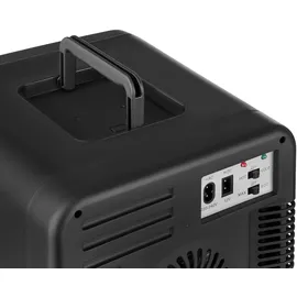 Tectake Mini-Kühlschrank 2 in 1 27 l 31 cm hoch Schwarz