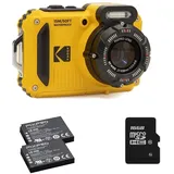 Kodak PixPro WPZ2 Unterwasser Digitalkamera Gelb, 4x opt. Zoom, LCD (230K Pixel)