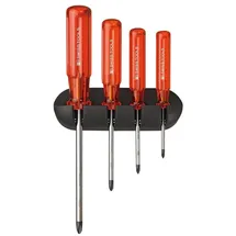 PB SWISS TOOLS Schraubendreher-Satz 4-teilig PH im Wandhalter Classic