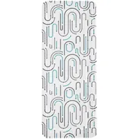 KLEINE WOLKE Wanneneinlage Vision in Grau mit 36x92 cm