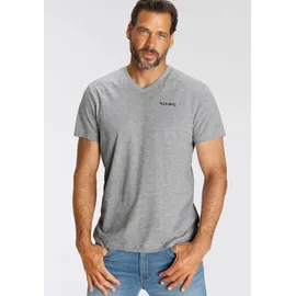 H.I.S. V-Shirt grau XXXL