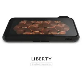 Zen Zens Liberty Glass Edition 16-Spulen 2x 15W Qi schwarz