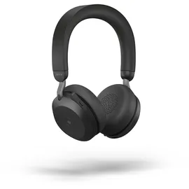 JABRA Evolve2 75 USB-C UC schwarz mit Ladestation