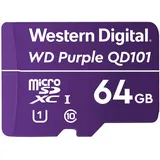 Western Digital WD Purple SC QD101 64 GB Ultra Endurance microSD Speicherkarte (Class 10, U1)