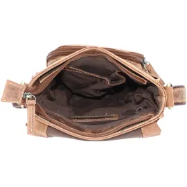 GREENBURRY Vintage Umhängetasche Leder Brown