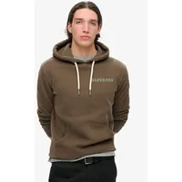 Superdry Tattoo Graphic Kapuzenpullover Dark Khaki L