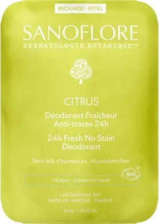 Sanoflore Zitrus 24h Nachfüll-Deodorant 50ml