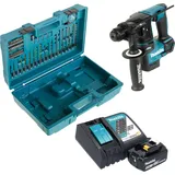 Makita Bohrmaschine + 1x Akku 5,0 Ah + Ladegerät + (Akkubetrieb)