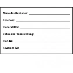 Dreifke® Aufkleber mit sonstigen Informationen, transparent, Folie, selbstklebend, 70x50mm