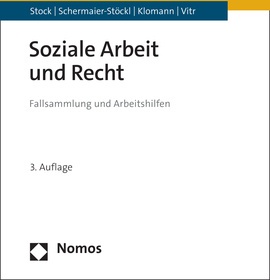 Soziale Arbeit Und Recht - Christof Stock  Barbara Schermaier-Stöckl  Verena Klomann  Anika Vitr  Kartoniert (TB)
