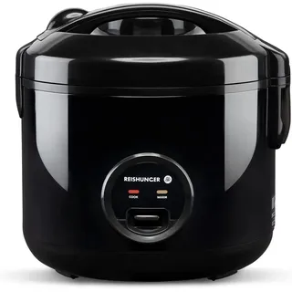 Reishunger Basis Reiskocher 1,2l schwarz mit keramikbeschichtetem Topf