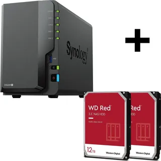 Synology DiskStation DS224+ 24 TB (2 x 12 TB)