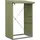 hörmann stauraumsysteme Kaminholzregal Berry 123 x 103 cm Schilfgrün