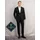 Lerros Baukastenhose "Herren Anzughose mit Stretchanteil, gerade geschnitten", Herren, Gr. 54, schwarz, 49% Viskose, 29% Polyester, 20% Wolle, 2% Elasthan, Hosen