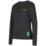 La Sportiva Climbing On The Moon Hoodie Carbon/Giallo S