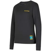 La Sportiva Climbing On The Moon Hoodie Carbon/Giallo S