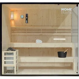 Home Deluxe SHADOW - XL inkl. 8 kW Saunaofen